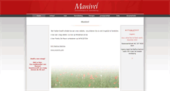 Desktop Screenshot of manivel.be